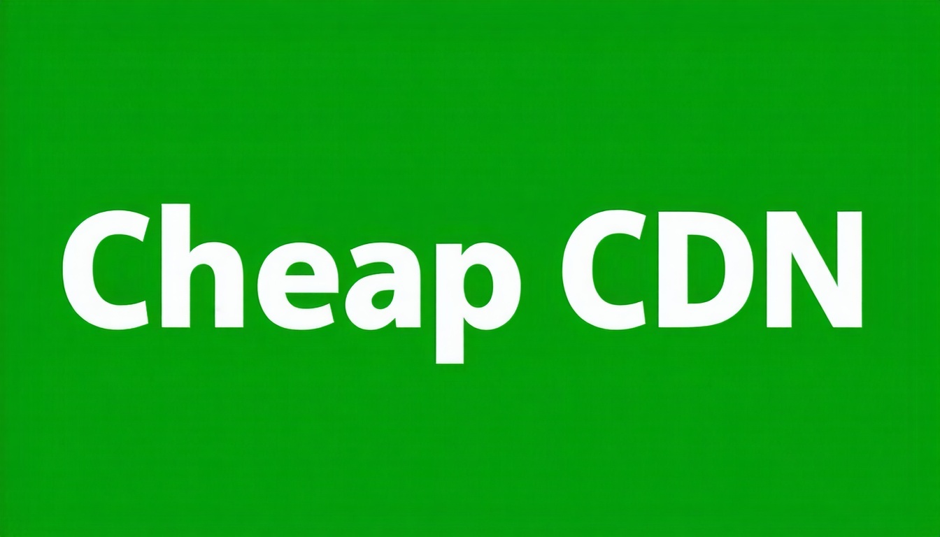 Cheap CDN