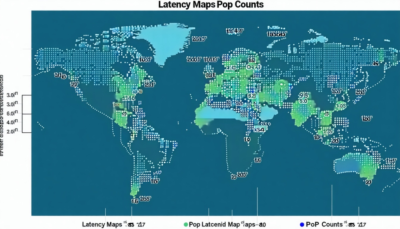 Latency Maps and PoP Counts