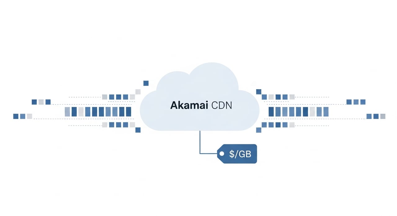 Akamai CDN pricing comparison chart for 2026