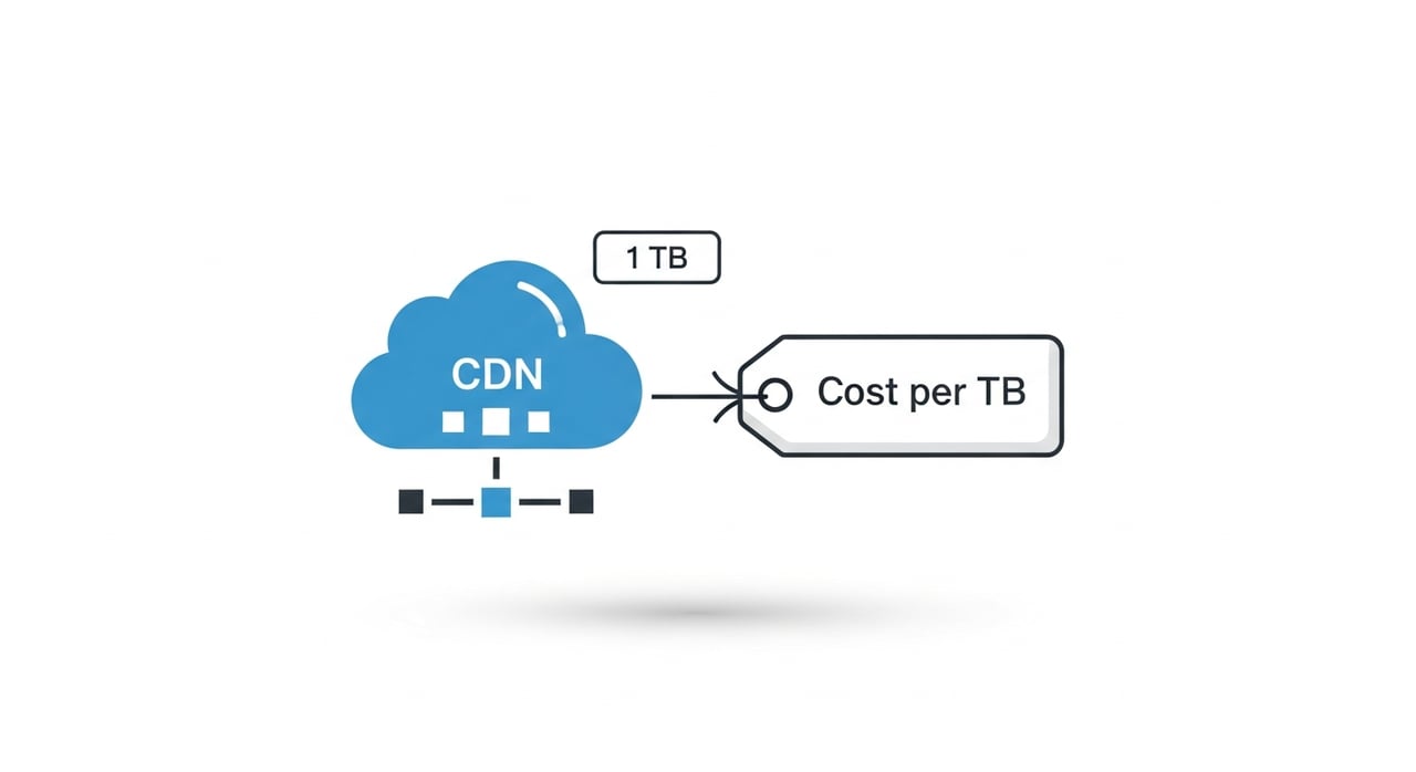Cloudflare CDN pricing comparison chart for 2026