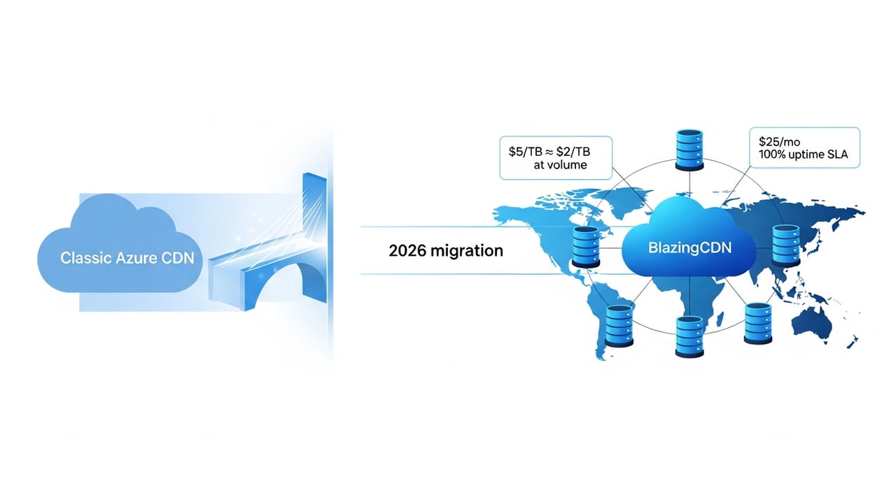 Azure CDN setup, pricing, and migration alternatives for 2026