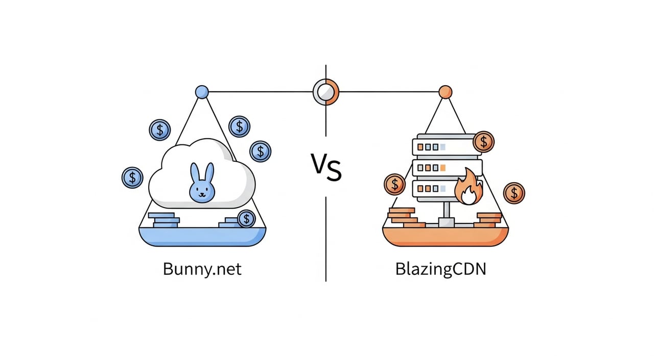 Bunny.net vs BlazingCDN 2026 pricing and performance comparison