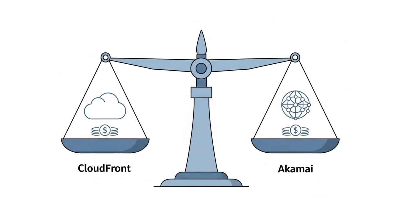 CloudFront vs Akamai pricing comparison chart for 2026