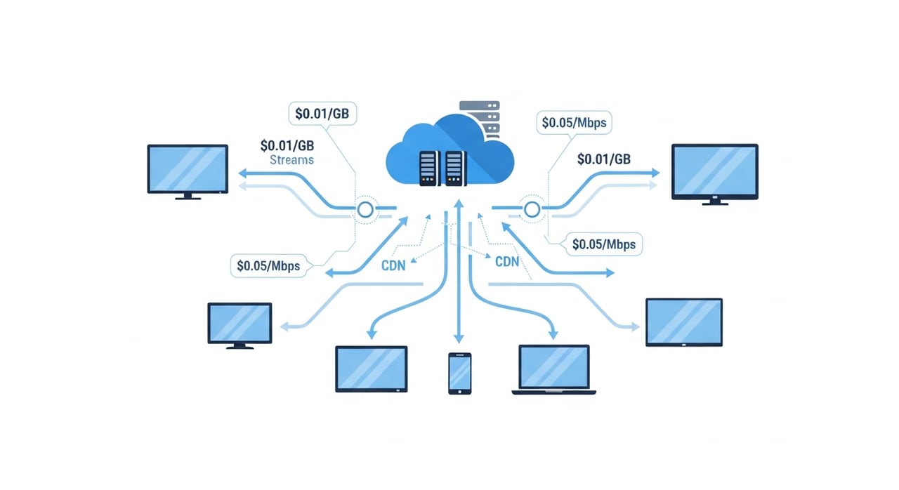 Amazon CloudFront video streaming pricing breakdown 2026