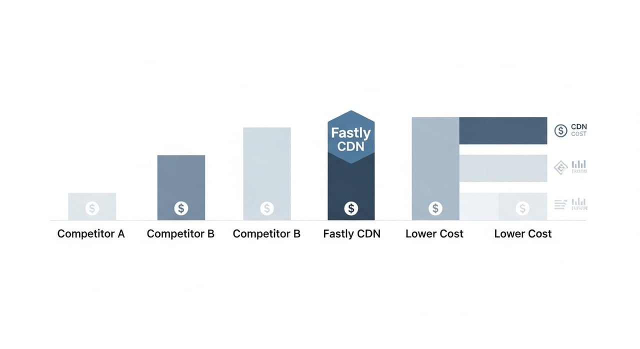 Fastly CDN pricing comparison chart 2026