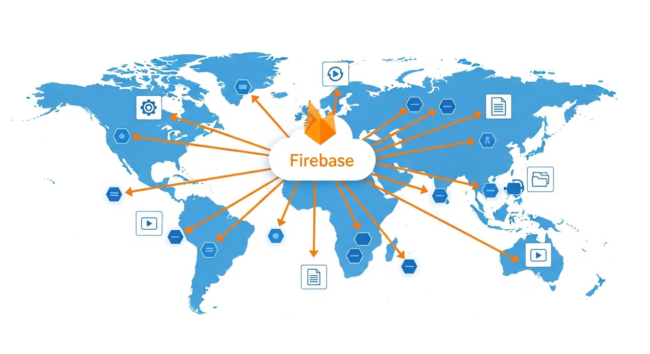 Firebase Hosting CDN performance tuning diagram for 2026