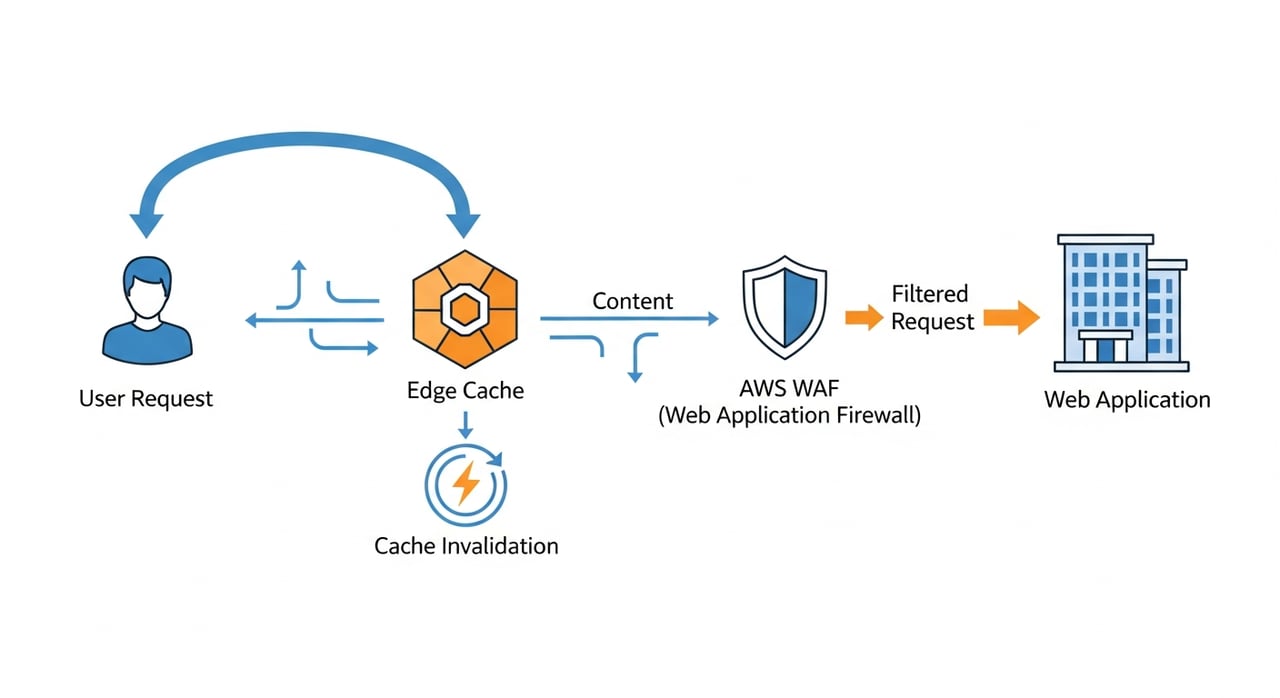 CloudFront invalidation and WAF configuration guide 2026