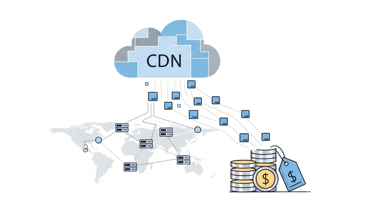 Cloudflare CDN pricing comparison chart for 2026