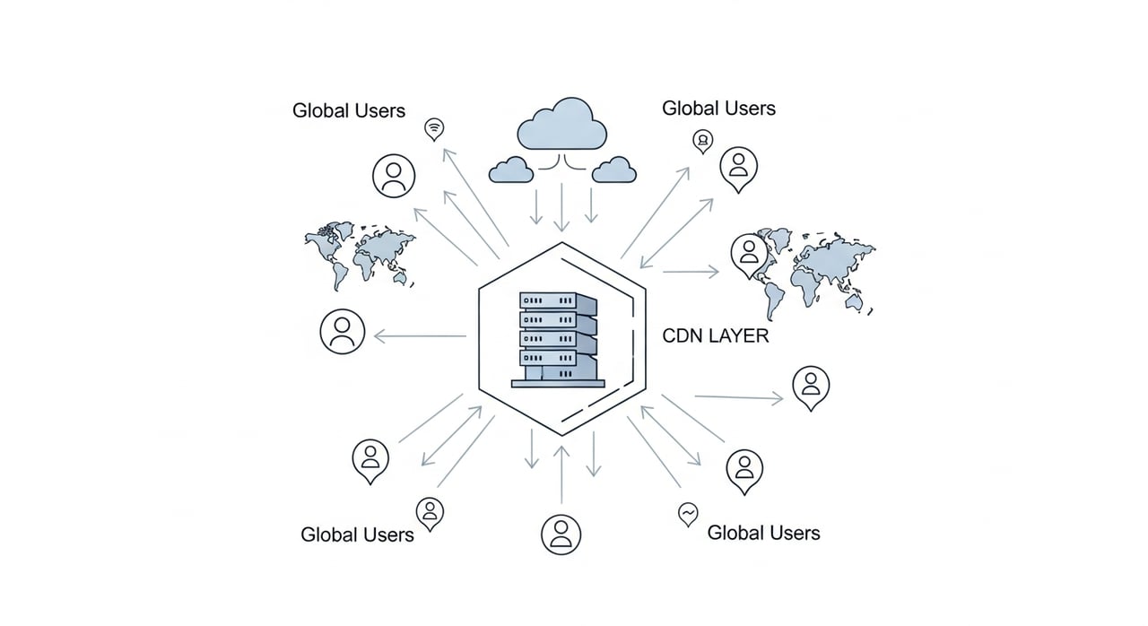 Enterprise CDN comparison diagram for Cloudflare alternatives in 2026