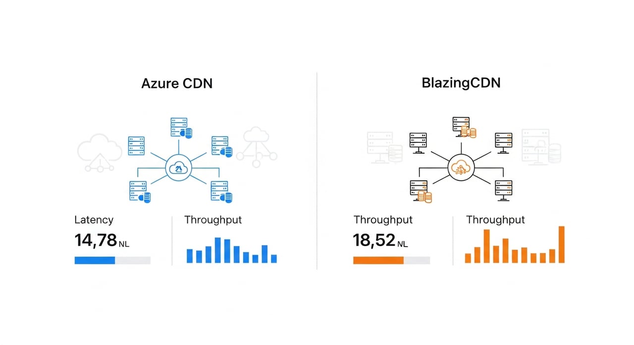 Azure CDN vs BlazingCDN 2026 performance and pricing comparison