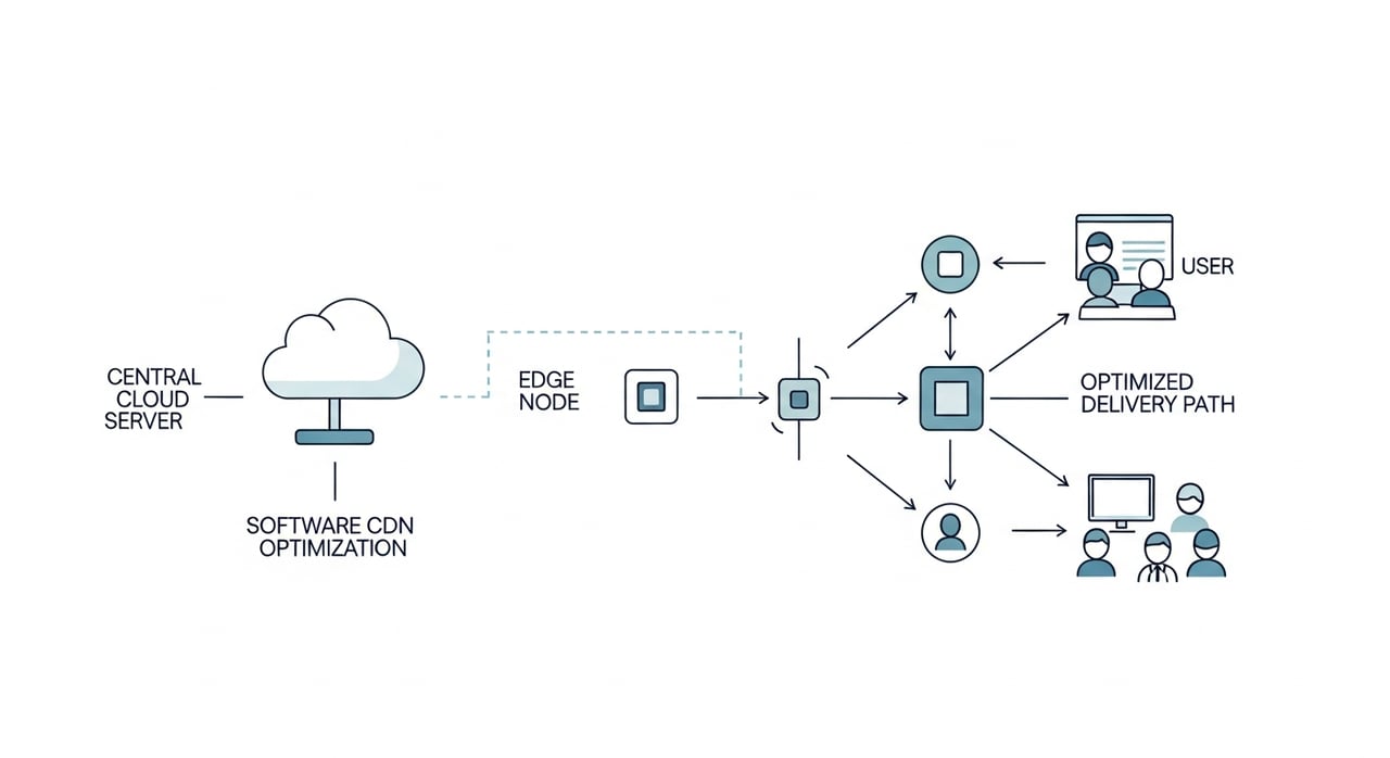 CDN edge computing optimization strategies diagram for 2026