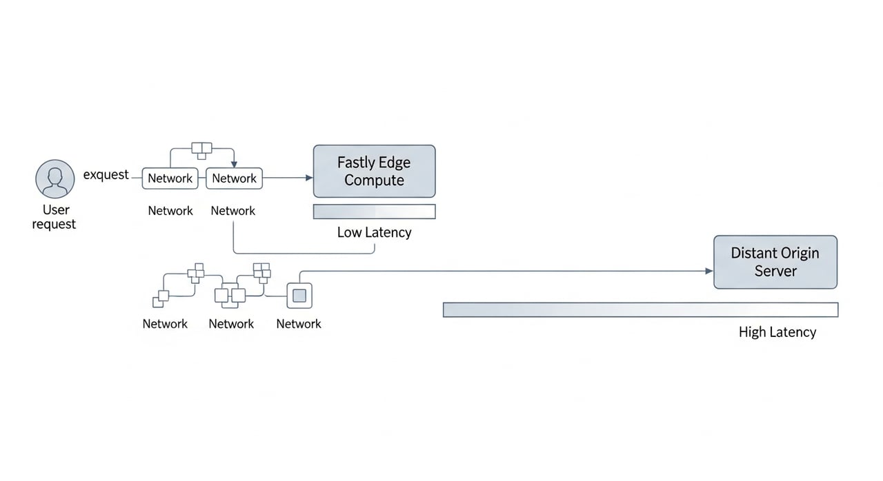Fastly compute latency benchmark visualization for 2026