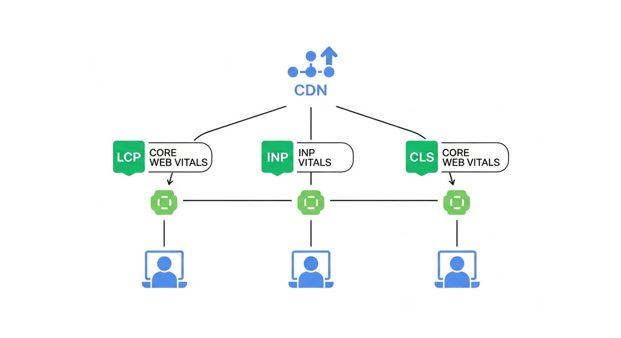 Comparison of cheap CDN providers passing Core Web Vitals in 2026