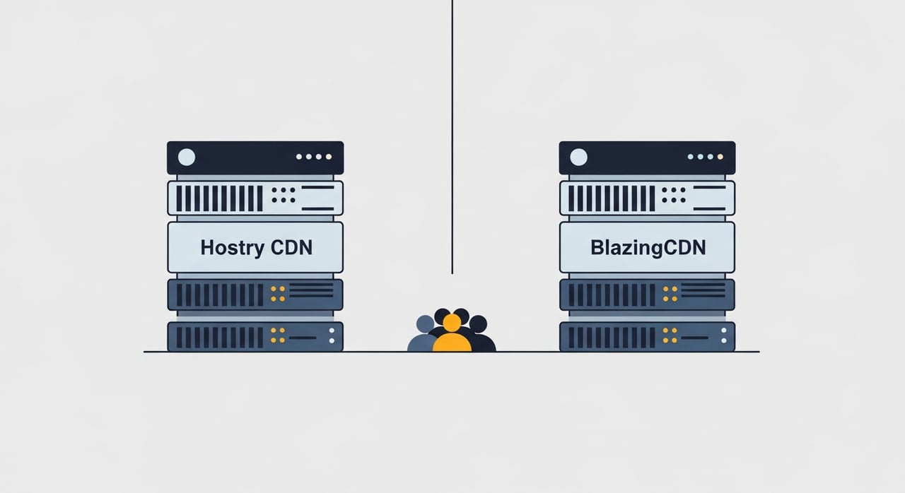 Hostry CDN vs BlazingCDN 2026 pricing and performance comparison