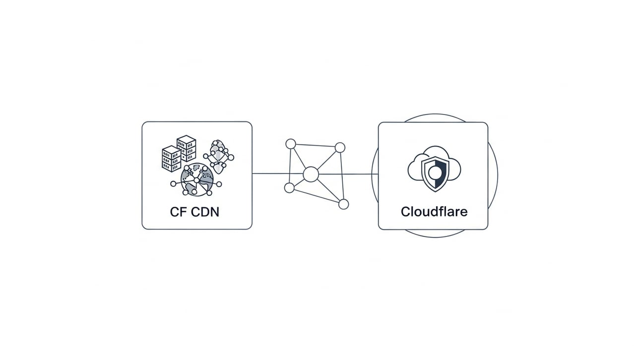 CloudFront vs Cloudflare 2026 architecture comparison diagram