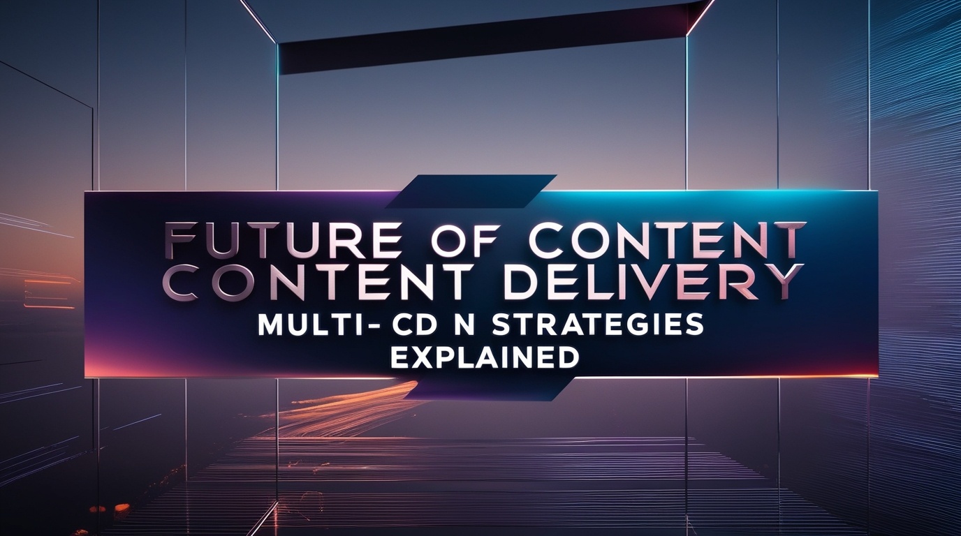 Future of Content Delivery Multi-CDN Strategies Explained